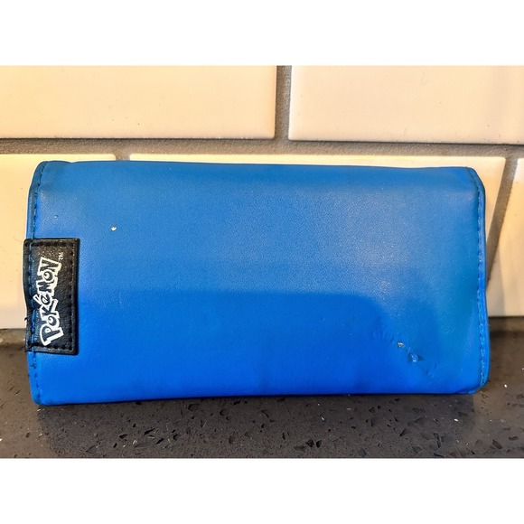 Pokemon Pikachu Blue Tri Fold Wallet "Pika Pika!"‎ Collectible - Picture 2 of 4